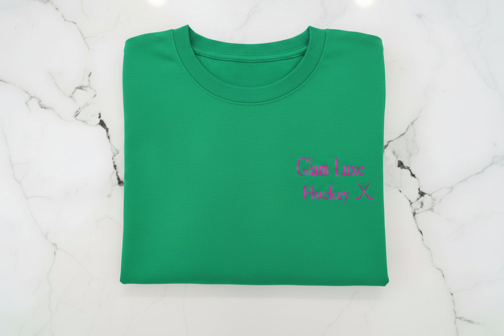 Glam Luxe Hockey "Confident Girls Play Hockey" Tee