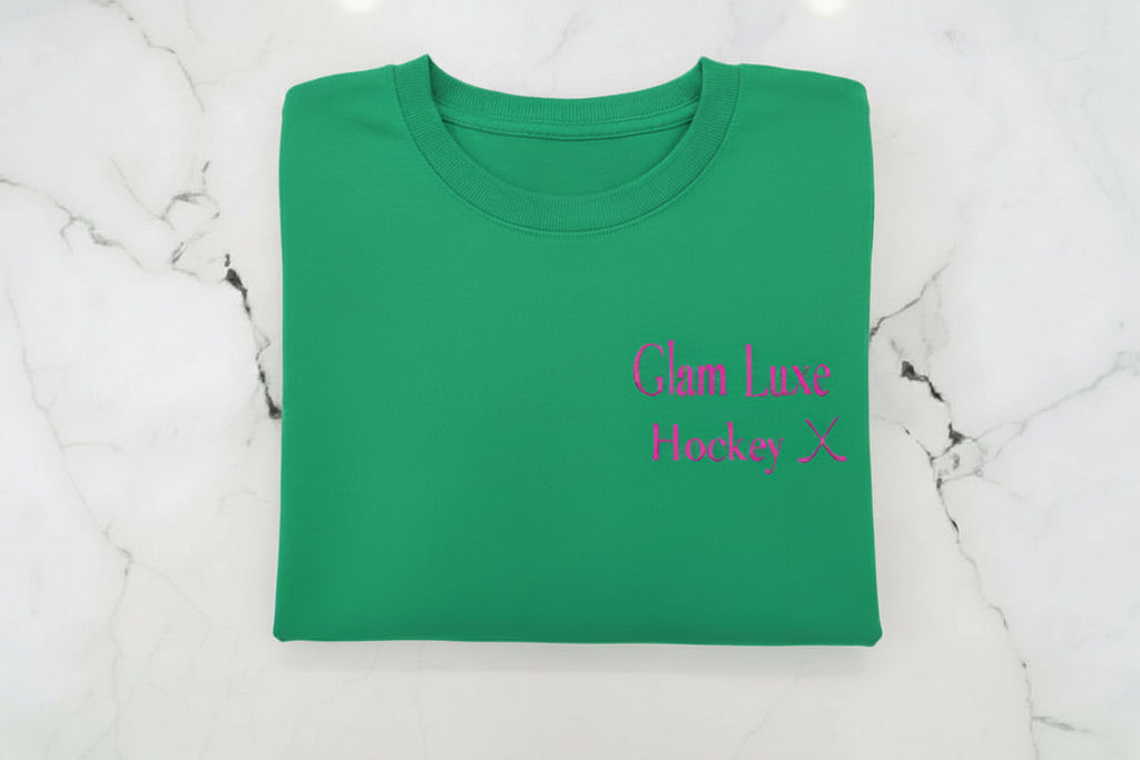 Glam Luxe Hockey Confident girls play hockey