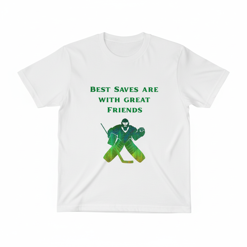 Best saves are with great friends on white