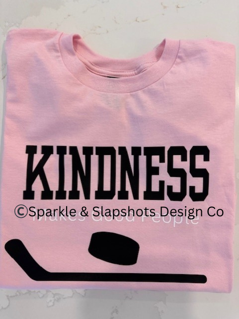 Boys' Kindness Hockey Shirt - Pink