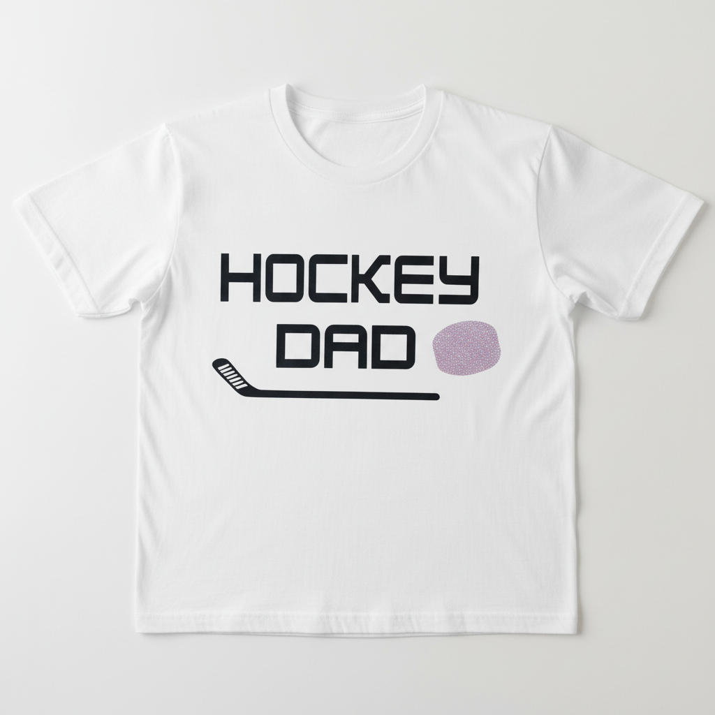 Hockey Dad Girl Edition on white