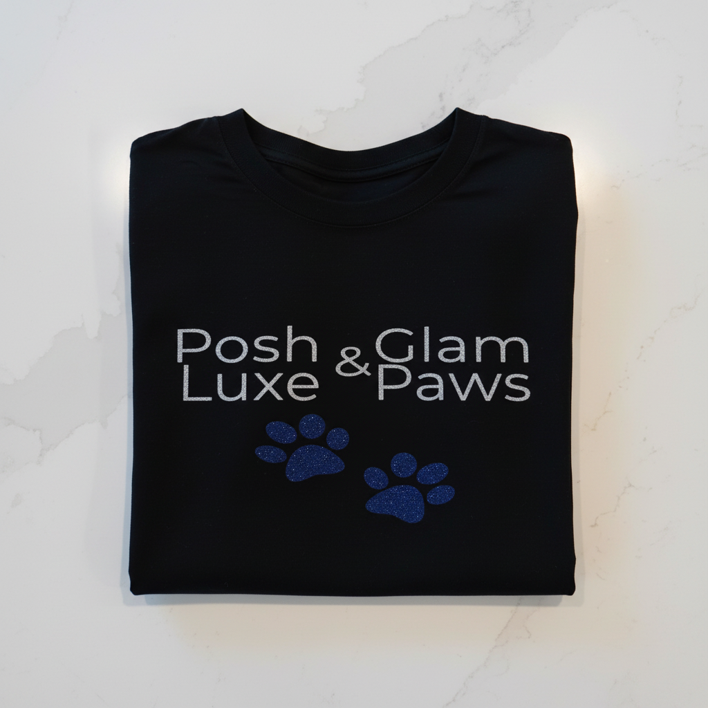 Posh Luxe & Glam Paws on black