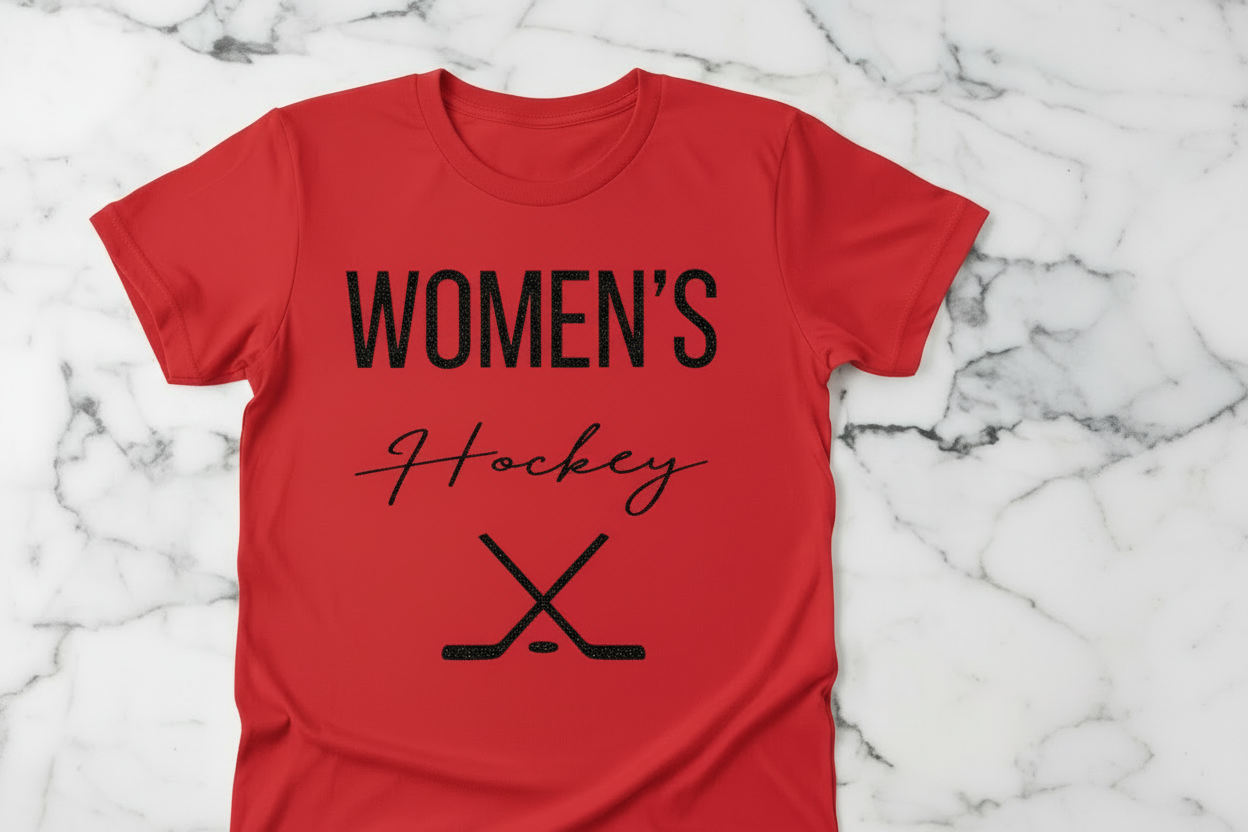 Red Women's Hockey Shirt