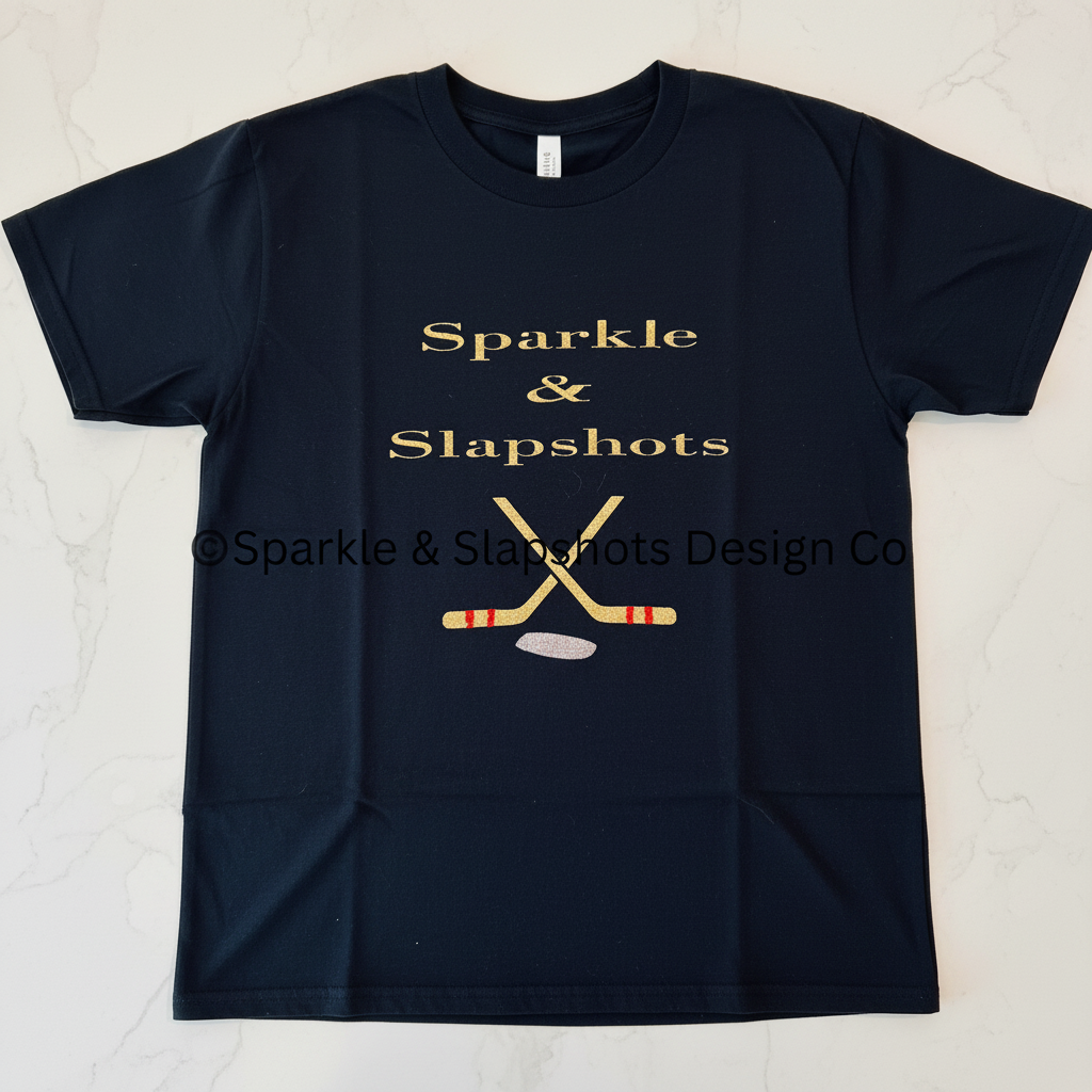 Sparkle & Slapshots on black